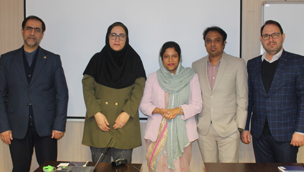 رئیس دانشکده علوم تغذیه و رژیم شناسی با رایزن بازرگانی سفارت بنگلادش در ایران دیدار کرد